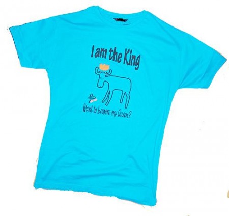 Sprækt-shirt "I am the King"